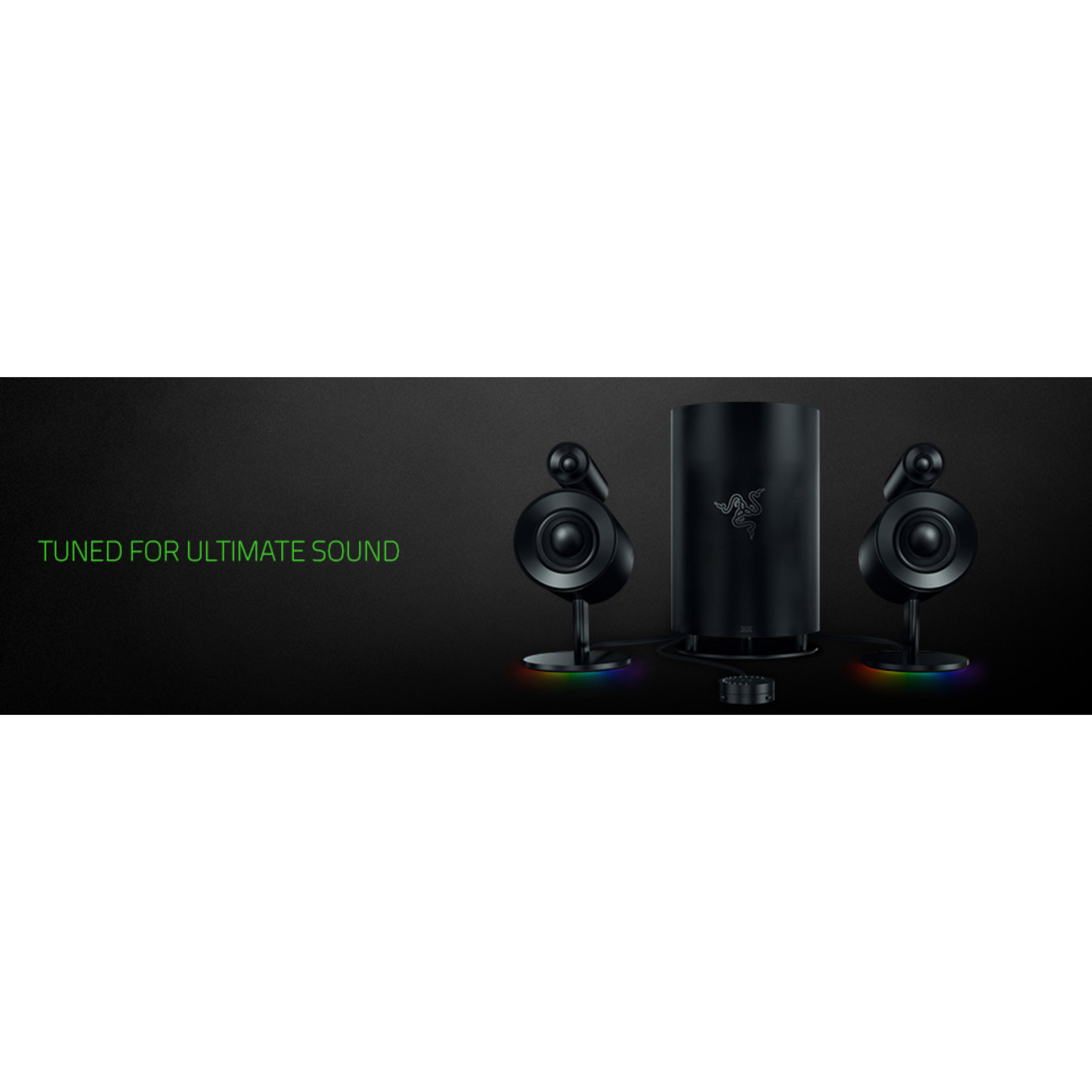 Razer Nommo Pro 2.1 Gaming Speaker Systen THX Certified Audio Dolby Surround