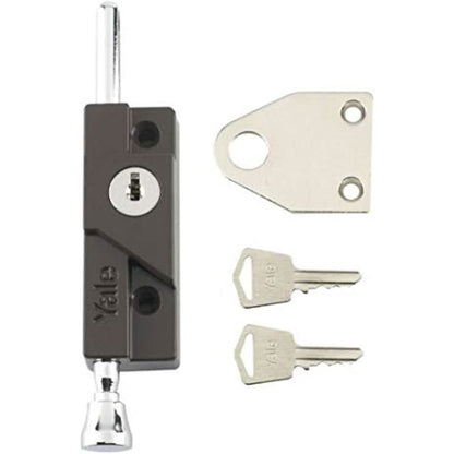 Yale Multi Purpose Door Bolt Brown Enamel Finish for Aluminium and Wooden Doors
