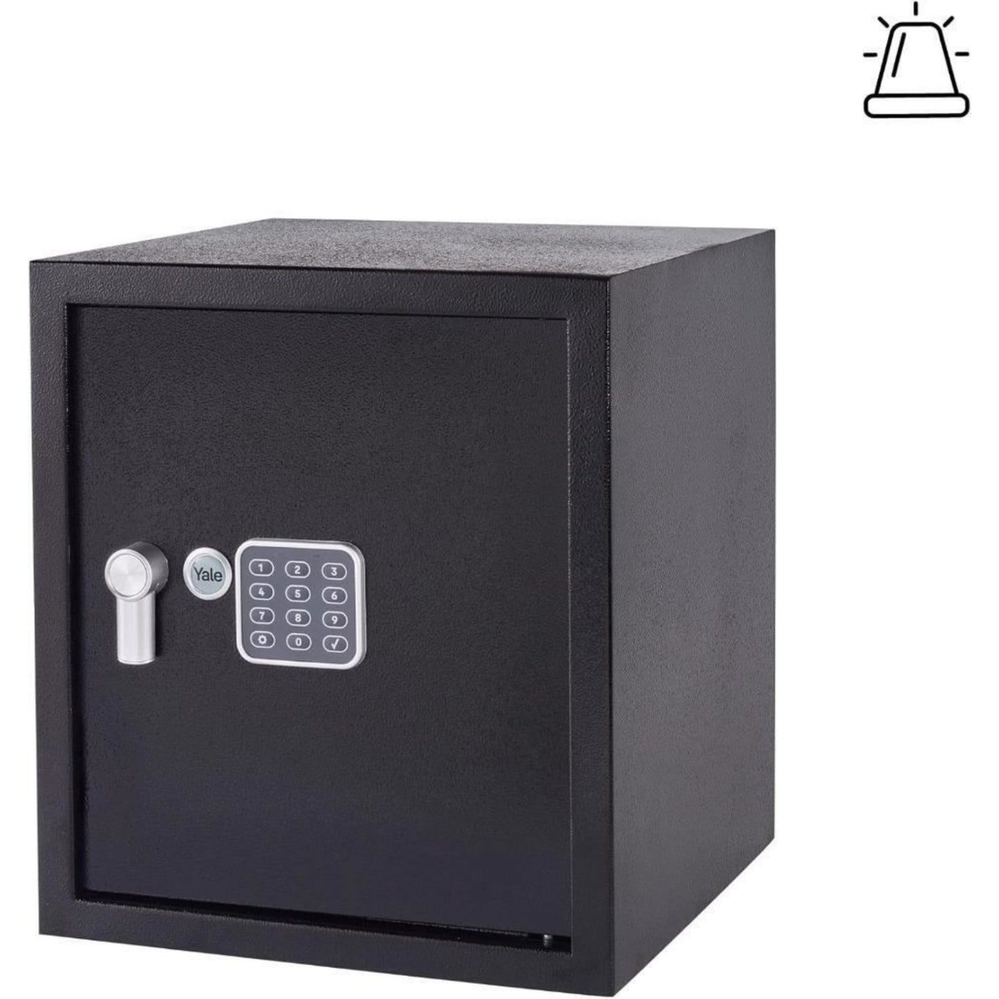 Yale Alarmed Safe 130db Built in Alarm Override Key Fixings 40 Litre 39x35x36 cm