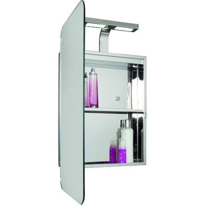 Croydex Medway Mirrored Cabinet Stainless Steel Silver, Medium WC871405E