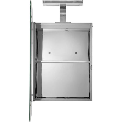 Croydex Medway Mirrored Cabinet Stainless Steel Silver, Medium WC871405E