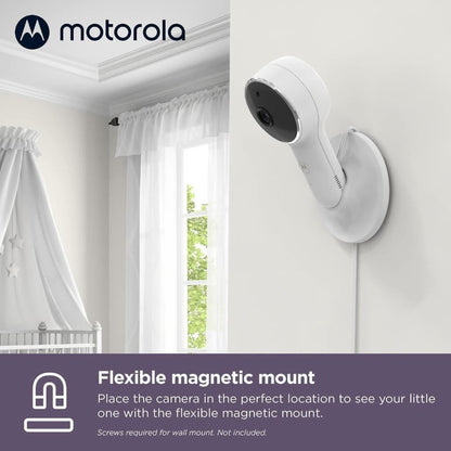 Motorola Baby Monitor with Camera Flexible Crib Mount 5" Colour Screen Wi-Fi