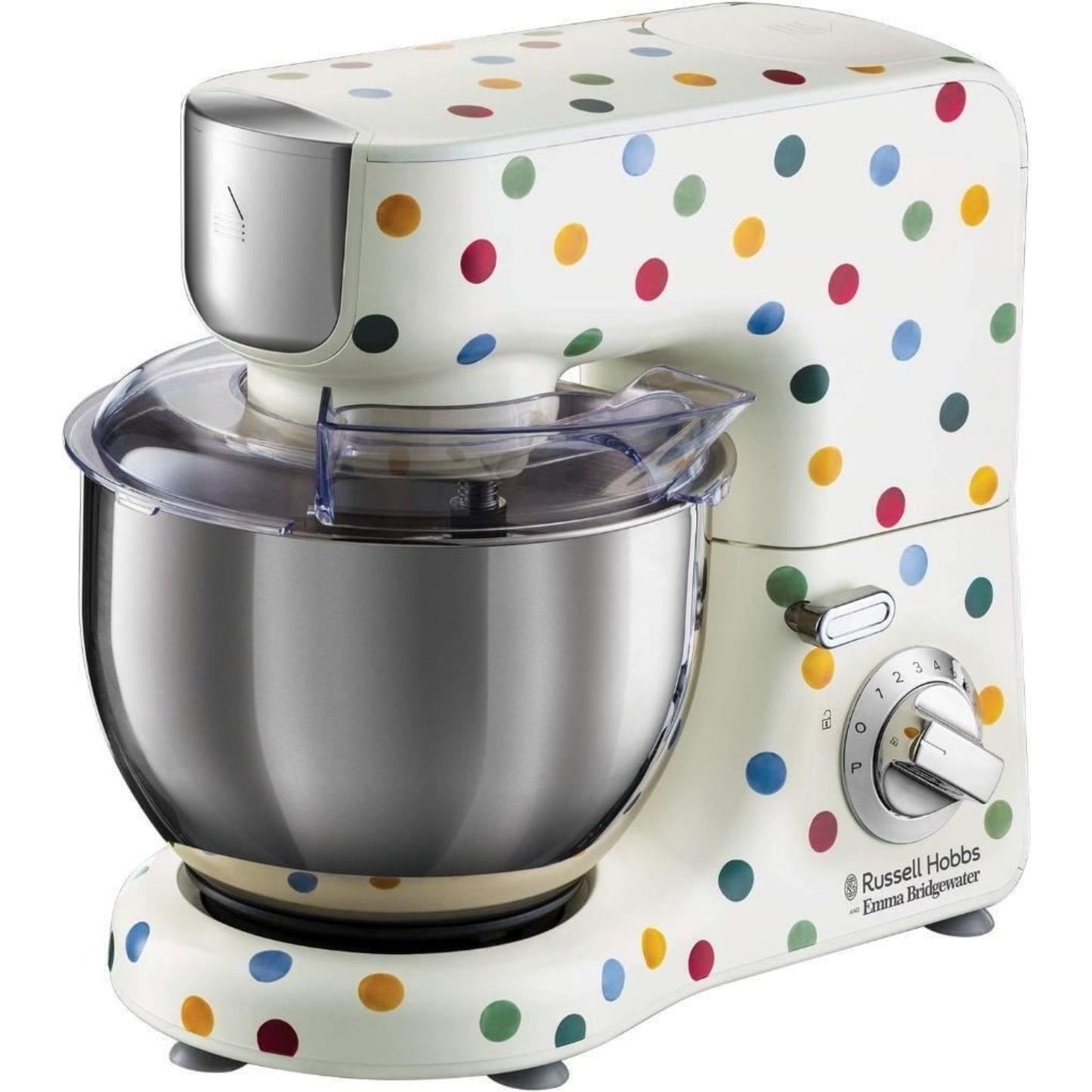 Russell Hobbs Emma Bridgewater Stand Mixer Polka Dot Whisk Beater Dough Hook 5Lt