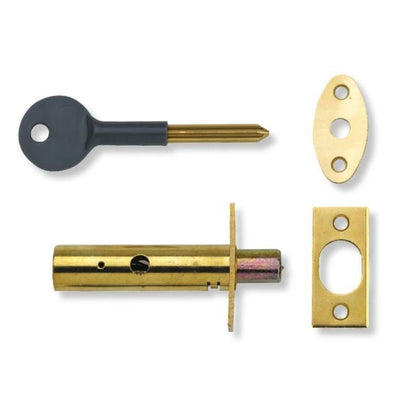 Yale Door Security Bolt Polished Brass Finish for Hinged and Wooden Doors P-M444