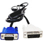 Dell DVI To VGA Monitor Display Cable 3M 68509J0001A Black