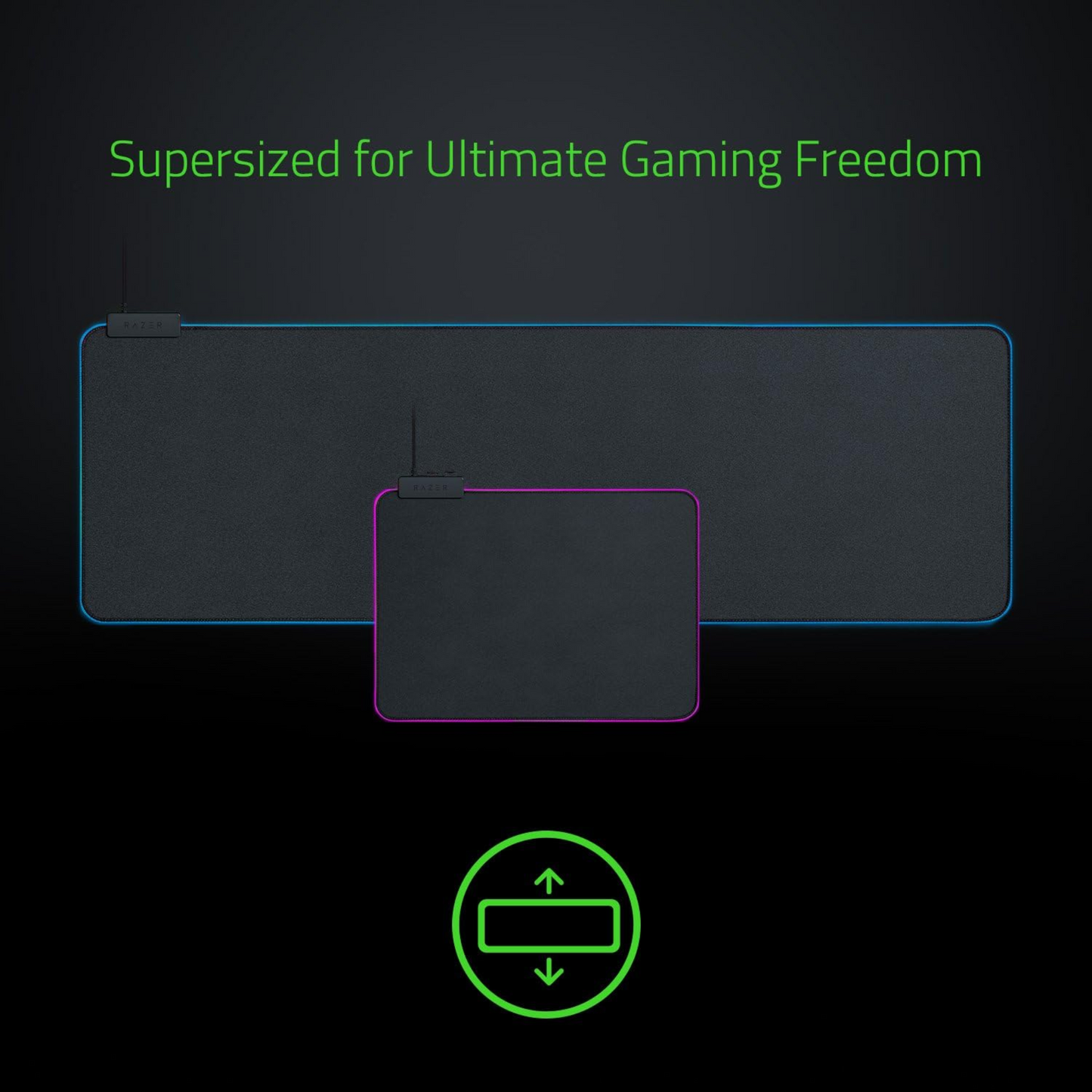 Razer Goliathus Extended Chroma Soft XXL Gaming Mouse Mat with RGB Lighting