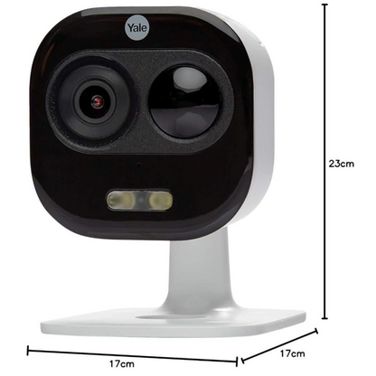 Yale SV-DAFX-W Front Door Camera Light & Siren Motion Detection Two Way Talk HD