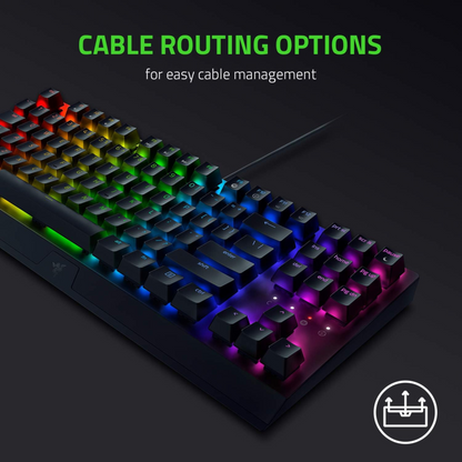 Razer BlackWidow V3 Tenkeyless Gaming Keyboard Green Switch Mechanical QWERTY UK