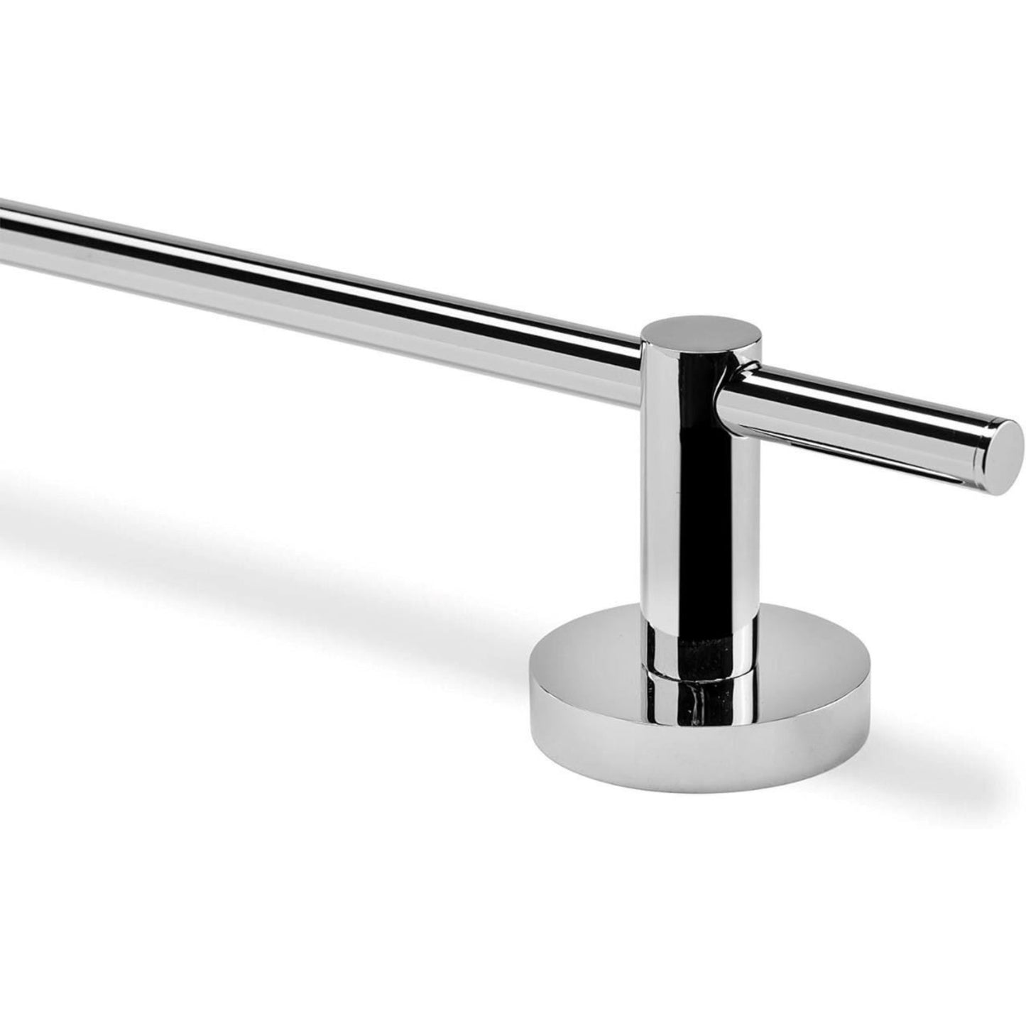 Croydex Flexi-Fix Britannia Stainless Steel Medium Towel Rail Chrome 71cm