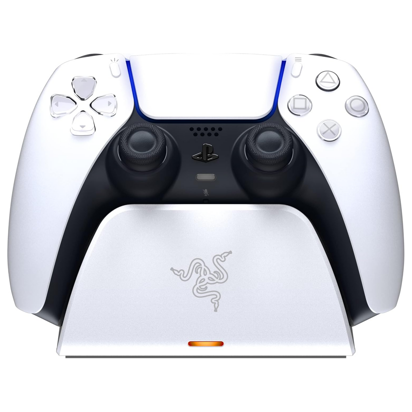 Razer Quick Charging Stand for PlayStation 5 Controller Curved Cradle White