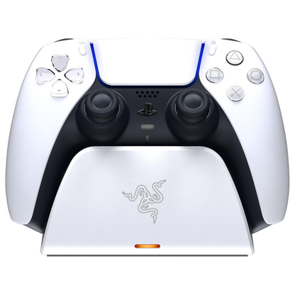 Razer Quick Charging Stand for PlayStation 5 Controller Curved Cradle White