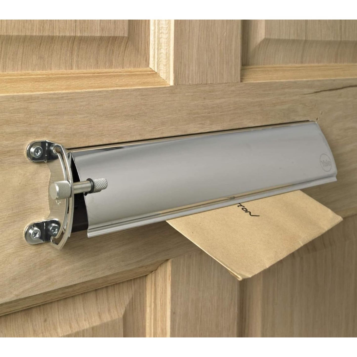 Yale Letterplate Restrictor Chrome Suitable for Wooden PVCu and Composite Doors