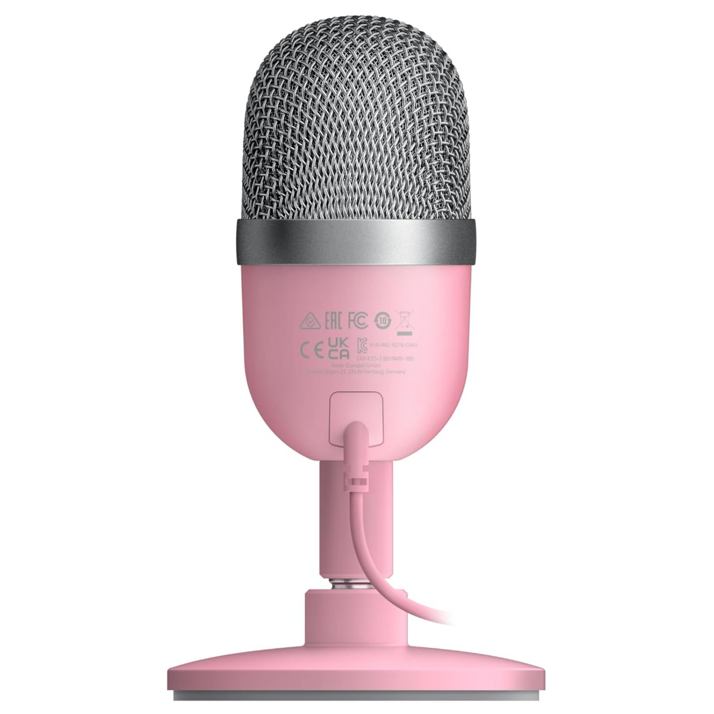 Razer Seiren Mini USB Condenser Microphone: for Streaming and Gaming on PC Pink