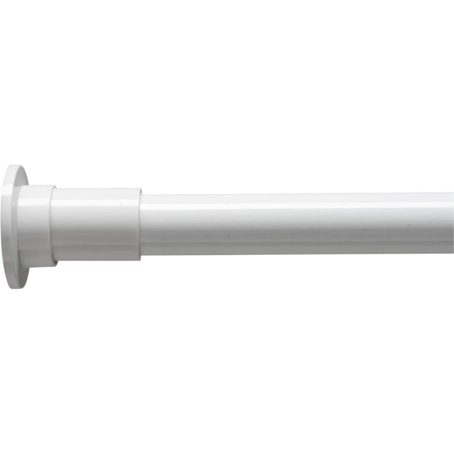 Croydex Telescopic Shower Curtain Rod Stick N Lock White Aluminium 110x183cm