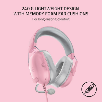 Razer BlackShark V2 X Wired Headset Triforce 50 mm Drivers Noise Cancellation