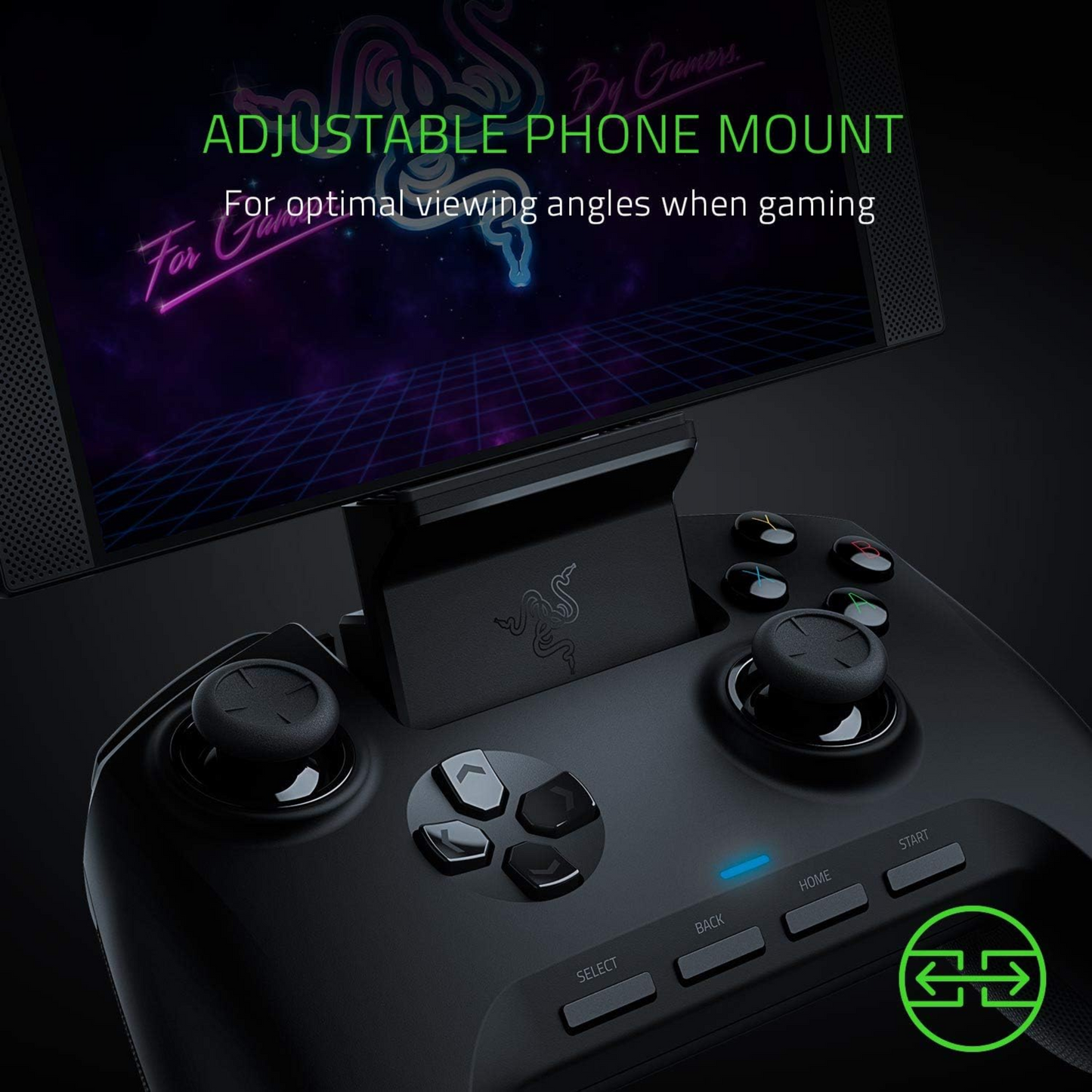 Razer Raiju Mobile Mobiler Gaming Controller for Android for Smartphones Black