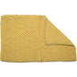 Croydex Yellow Chenille Cushioned Bathroom Rug Slip-Resistant Backing 80x50cm
