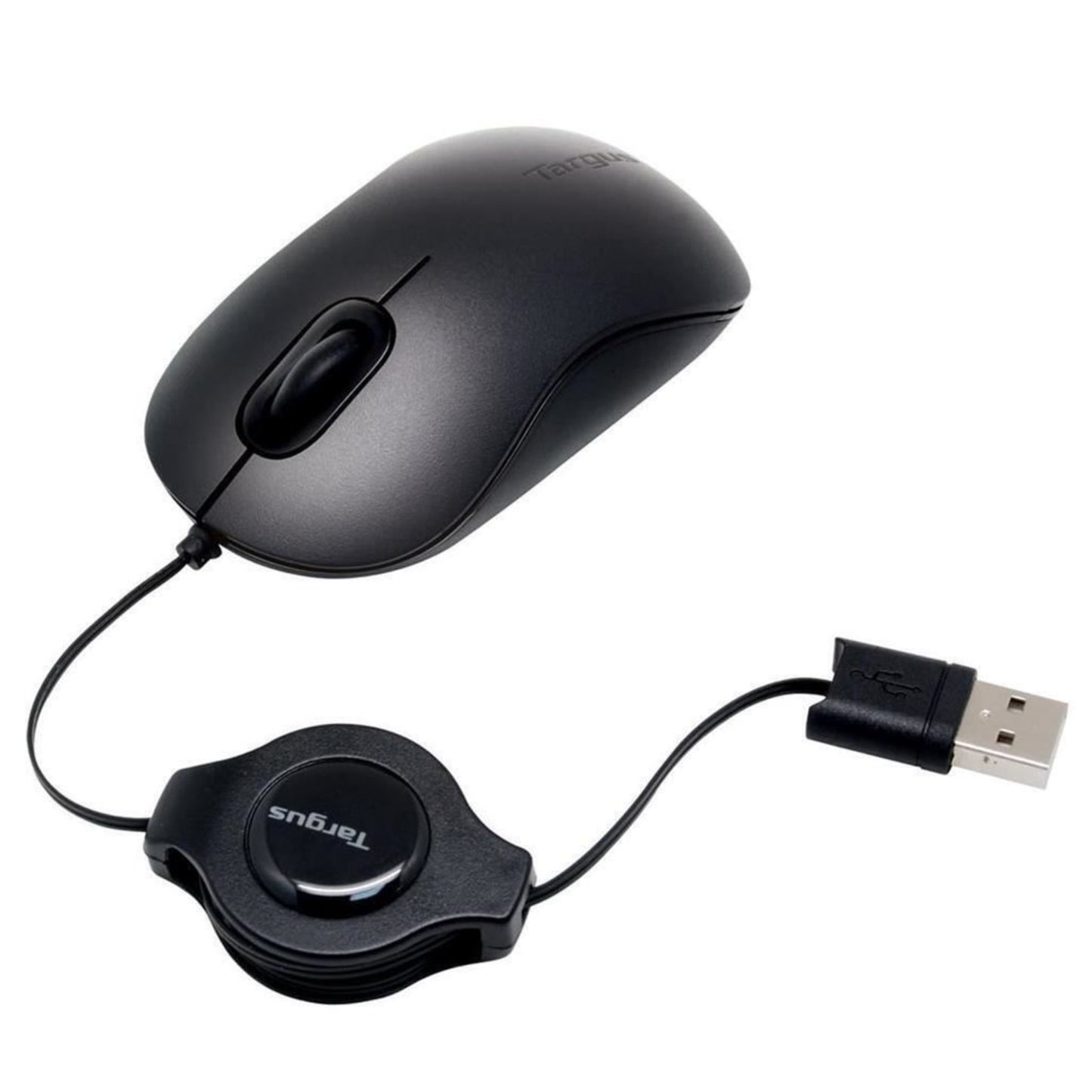 Targus 3 Button Wired USB Optical Mouse AMU89EU Black