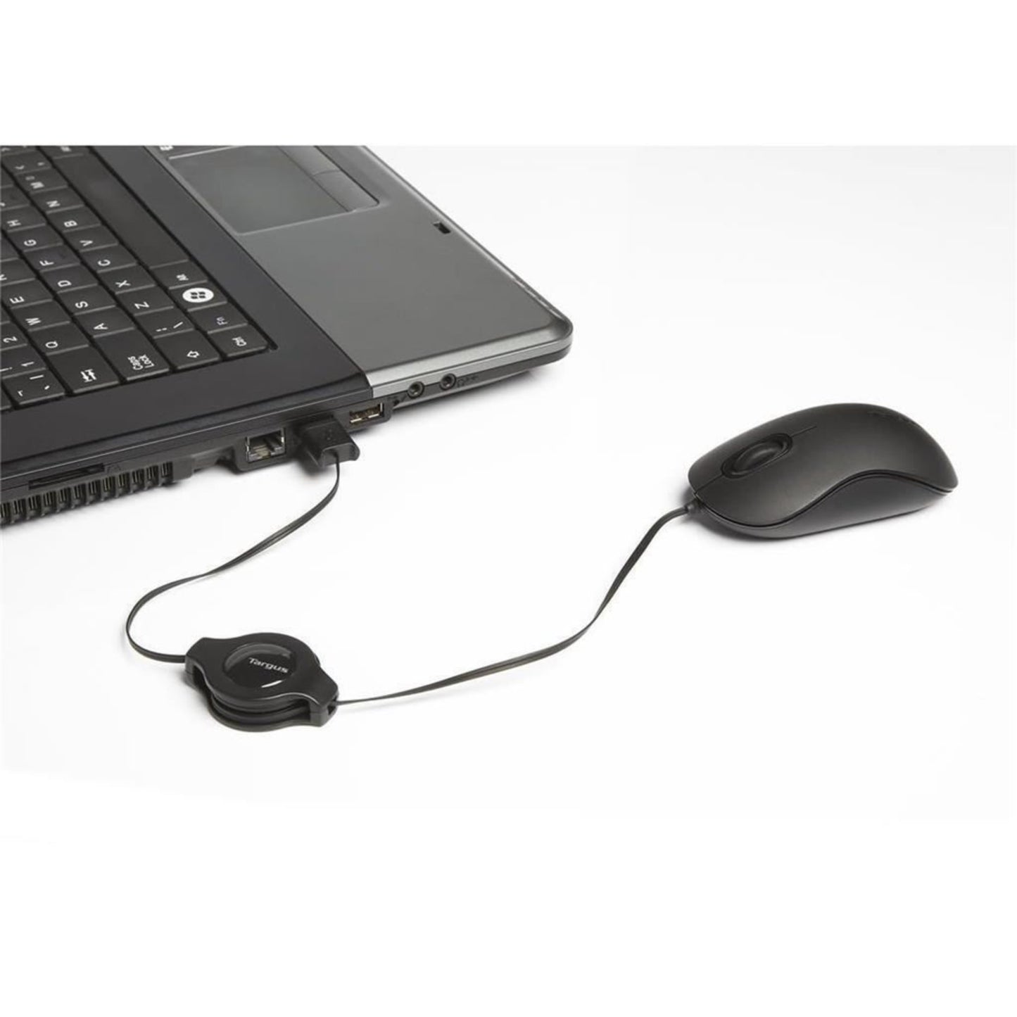 Targus 3 Button Wired USB Optical Mouse AMU89EU Black