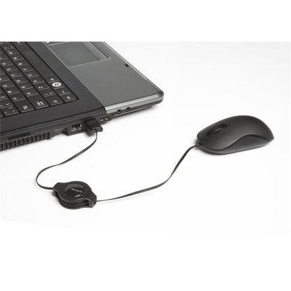 Targus 3 Button Wired USB Optical Mouse AMU89EU Black