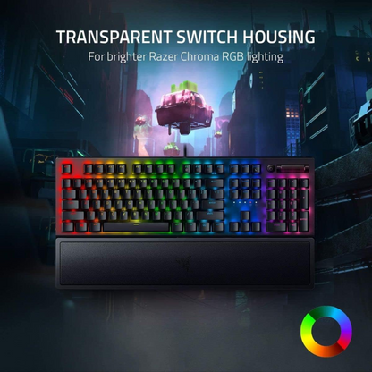 Razer BlackWidow V3 Mechanical Gaming Keyboard Green Switches AZERTY French