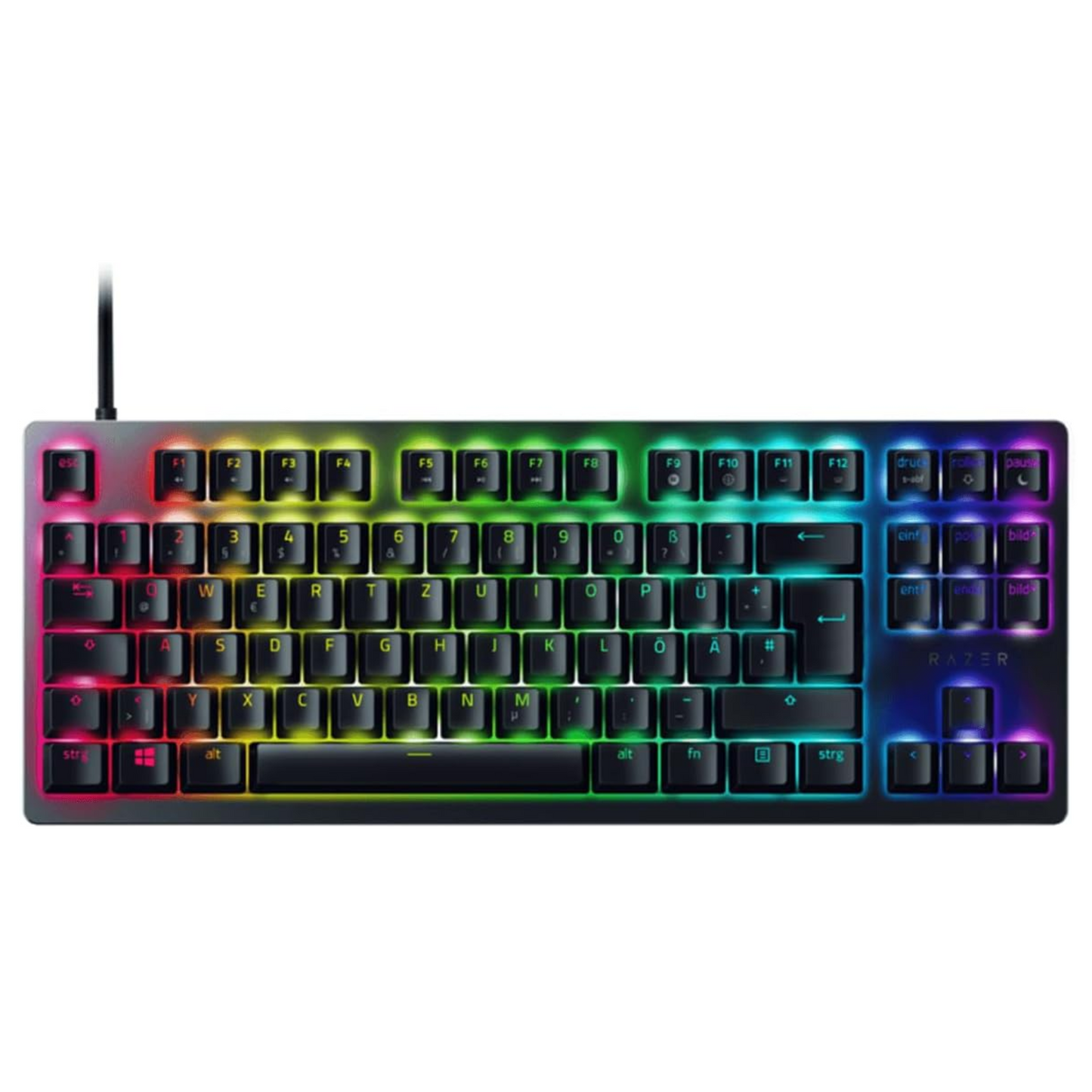 Razer Huntsman V2 Tenkeyless Red Switch Optical Gaming Keyboard Gen-2 QWERTZ German