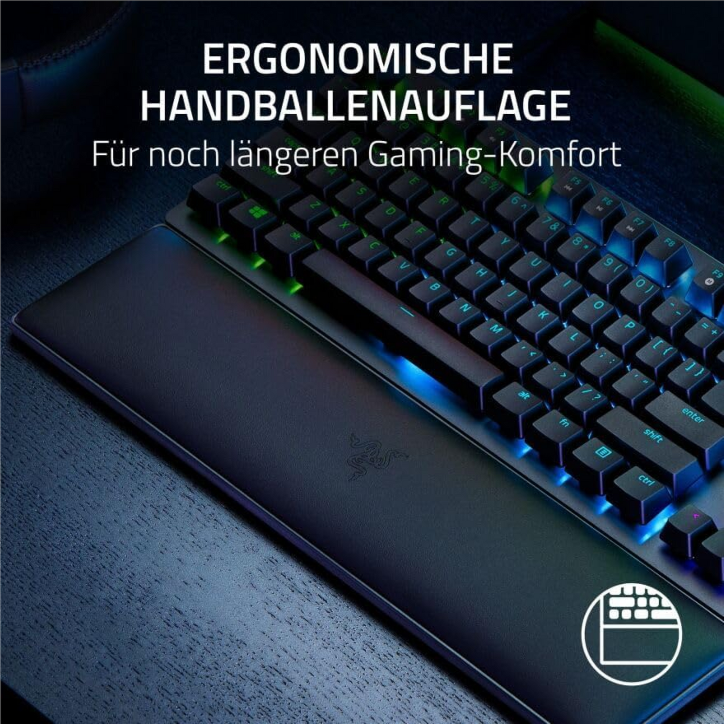 Razer Huntsman V2 Tenkeyless Red Switch Optical Gaming Keyboard Gen-2 QWERTZ German