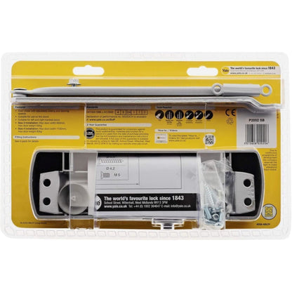 Yale P-2002 Spring Loaded Automatic Door Closer Adjustable Tension up to 80kg