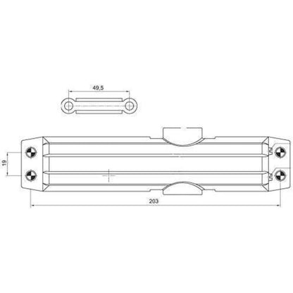 Yale P-2002 Spring Loaded Automatic Door Closer Adjustable Tension up to 80kg