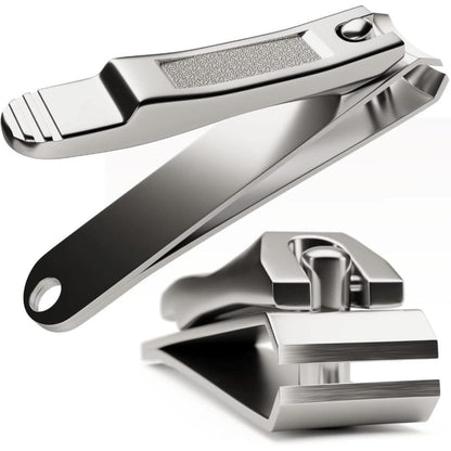 Eclat Nail Clippers Fingernail Toenail Clippers with Nail File Stainless Steel