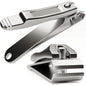 Eclat Nail Clippers Fingernail Toenail Clippers with Nail File Stainless Steel