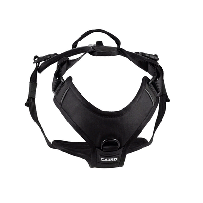 CAIRD Advance Dog Harness Ergonomic Y-Shape No Pull Reflective with Handle Black