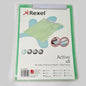Rexel Active Tab Folders Green A4 Portrait 35 Sheet Capacity