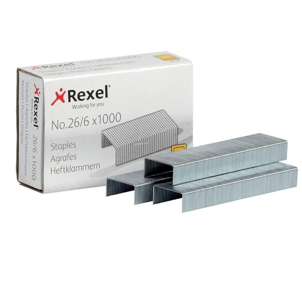 Rexel No.56 26/6 Staples for Standard Staplers Stapling up to 20 Sheets Jam Free