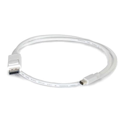 C2G 2M Thunderbolt To Mini DisplayPort Monitor Cable 4K White 84298