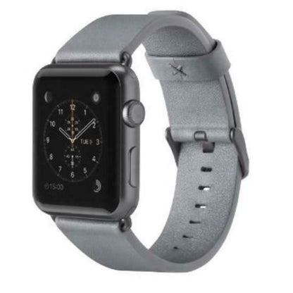 BELKIN Apple Watch 38mm Wristband GRAY Classic Italian Leather F8W731btC02