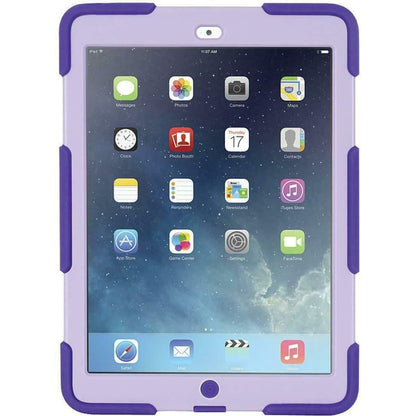 Griffin Survivor All-Terrain Military Case & Kick Stand for iPad Air 9.7" Purple