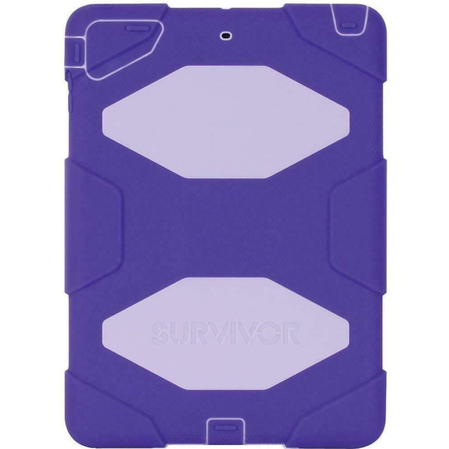 Griffin Survivor All-Terrain Military Case & Kick Stand for iPad Air 9.7" Purple