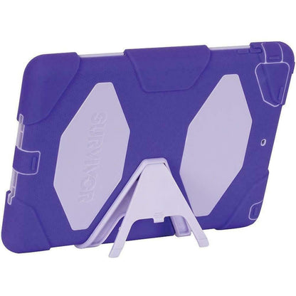 Griffin Survivor All-Terrain Military Case & Kick Stand for iPad Air 9.7" Purple