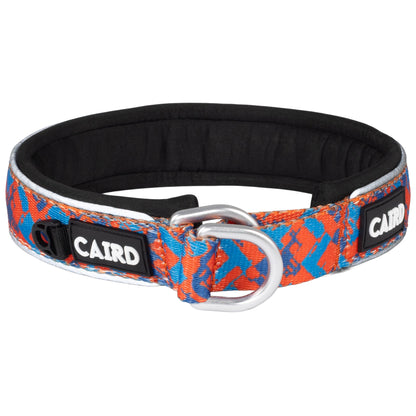 CAIRD Training Slip Dog Collar Reflective with Aluminium D-Ring Nylon Padded Neoprene No-Choke