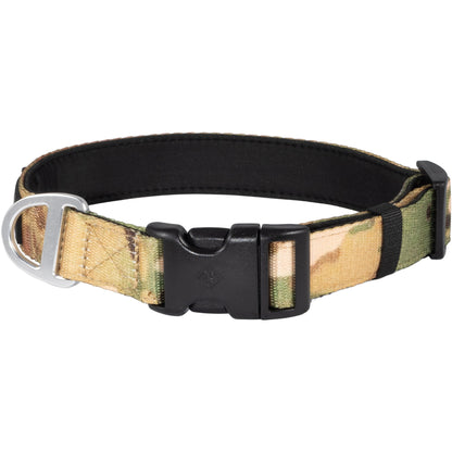 CAIRD Journey Light Dog Collar Nylon Padded Neoprene (Camo)