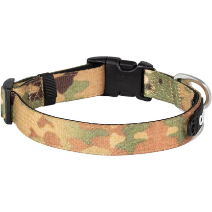 CAIRD Journey Light Dog Collar Nylon Padded Neoprene (Camo)