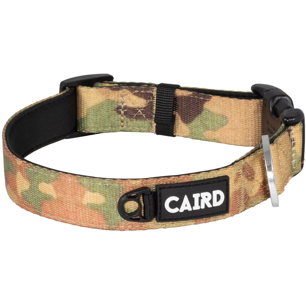 CAIRD Journey Light Dog Collar Nylon Padded Neoprene (Camo)