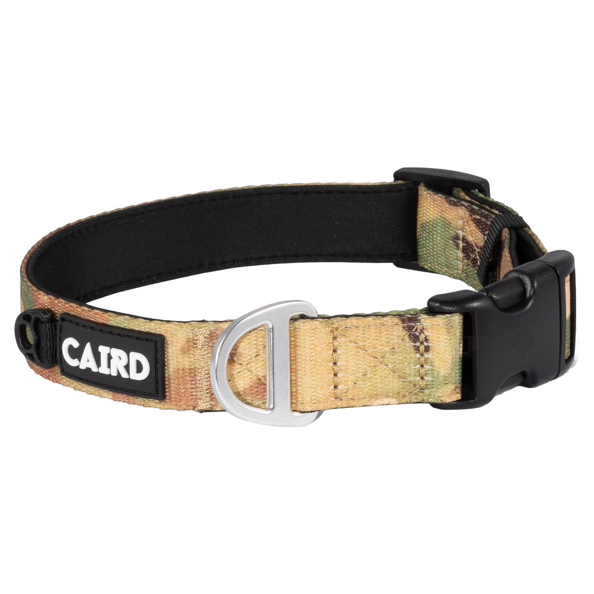 CAIRD Journey Light Dog Collar Nylon Padded Neoprene (Camo)