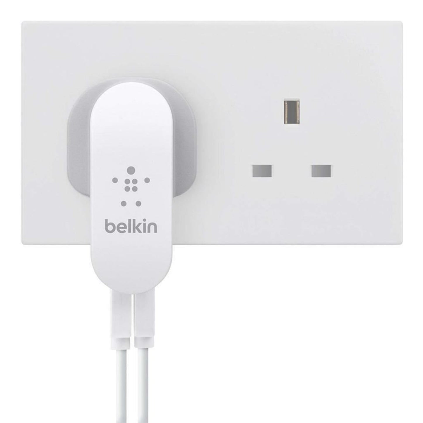 Belkin Dual USB Port AC Wall charger 20W 4.2amp for Smartphones & Tablets UK