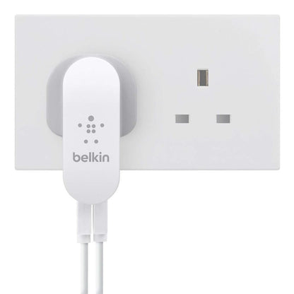 Belkin Dual USB Port AC Wall charger 20W 4.2amp for Smartphones & Tablets UK