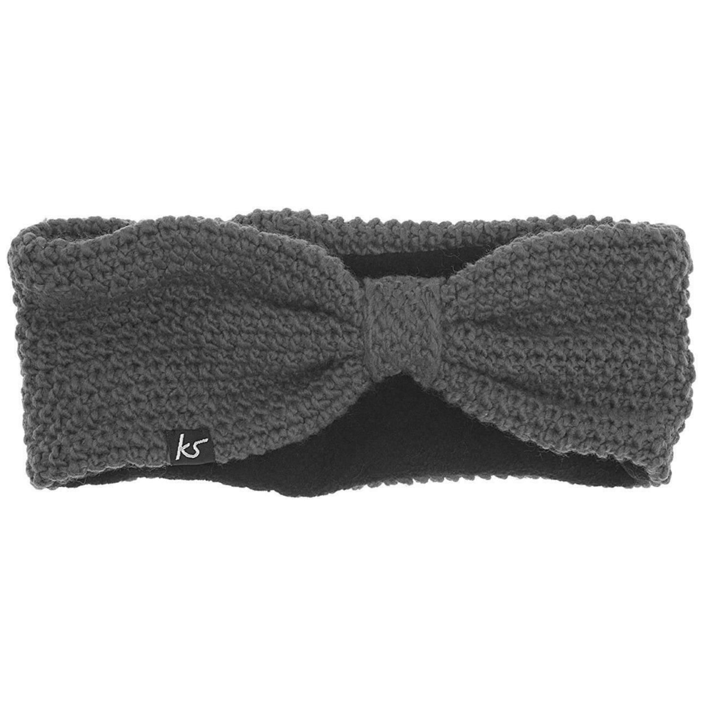Kitsound Knitted Bow Audio Headband With Built In Headphnes Speaker