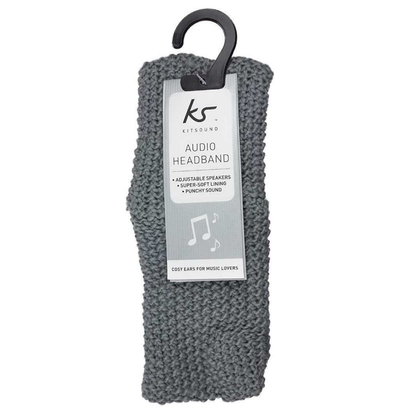 Kitsound Knitted Bow Audio Headband With Built In Headphnes Speaker