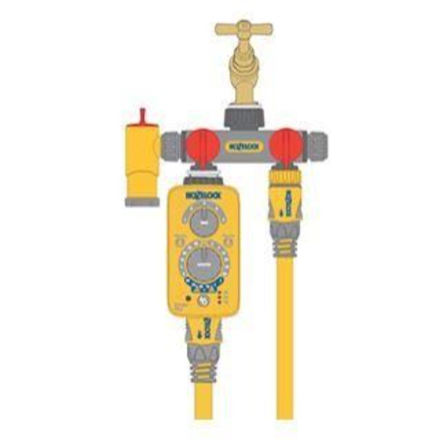 HOZELOCK Multi Tap Connector 3 Way Flowmax Create 3 Circuits on a Single Tap