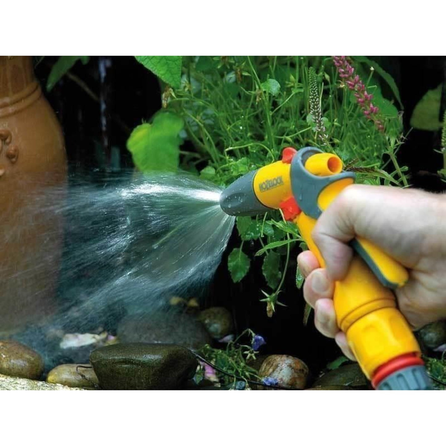 Hozelock Jet Spray Gun 3 Pattern Watering Garden Car Cleaning Flow Control 2674
